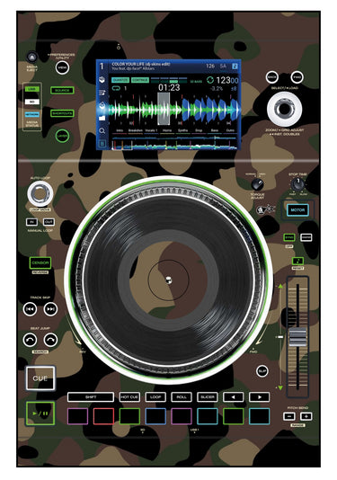 Denon DJ SC 5000 M Skin Camo Woodland